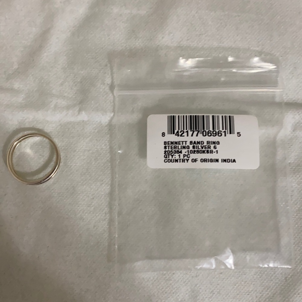 Kendra Scott Bennett Band Ring Sterling Silver